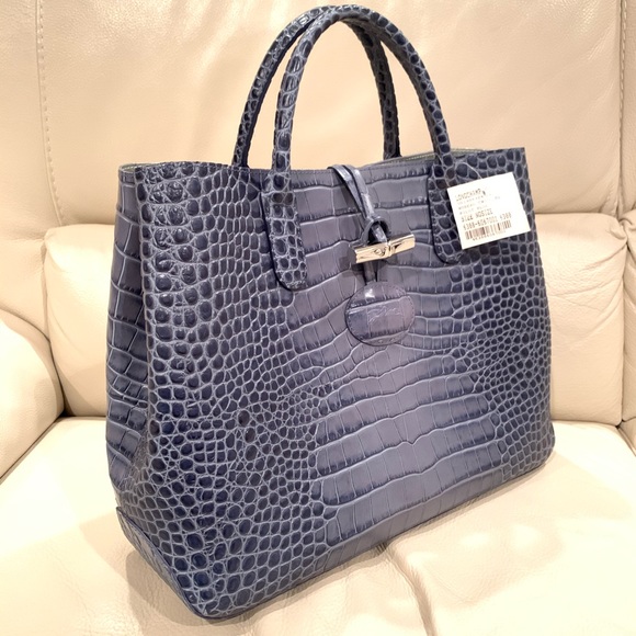 longchamp roseau pilot blue